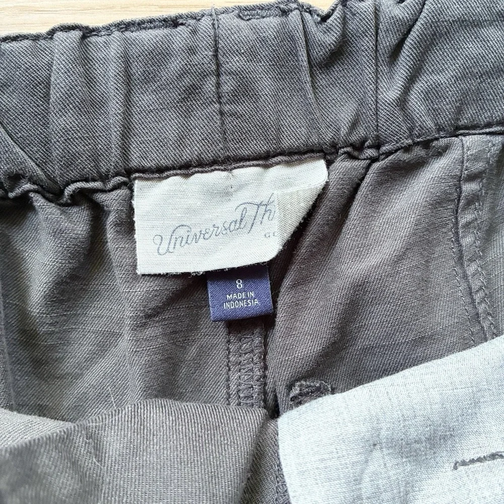 Universal Thread Target Low Rise Barrel Leg Lightweight Gray Pants Womens 8